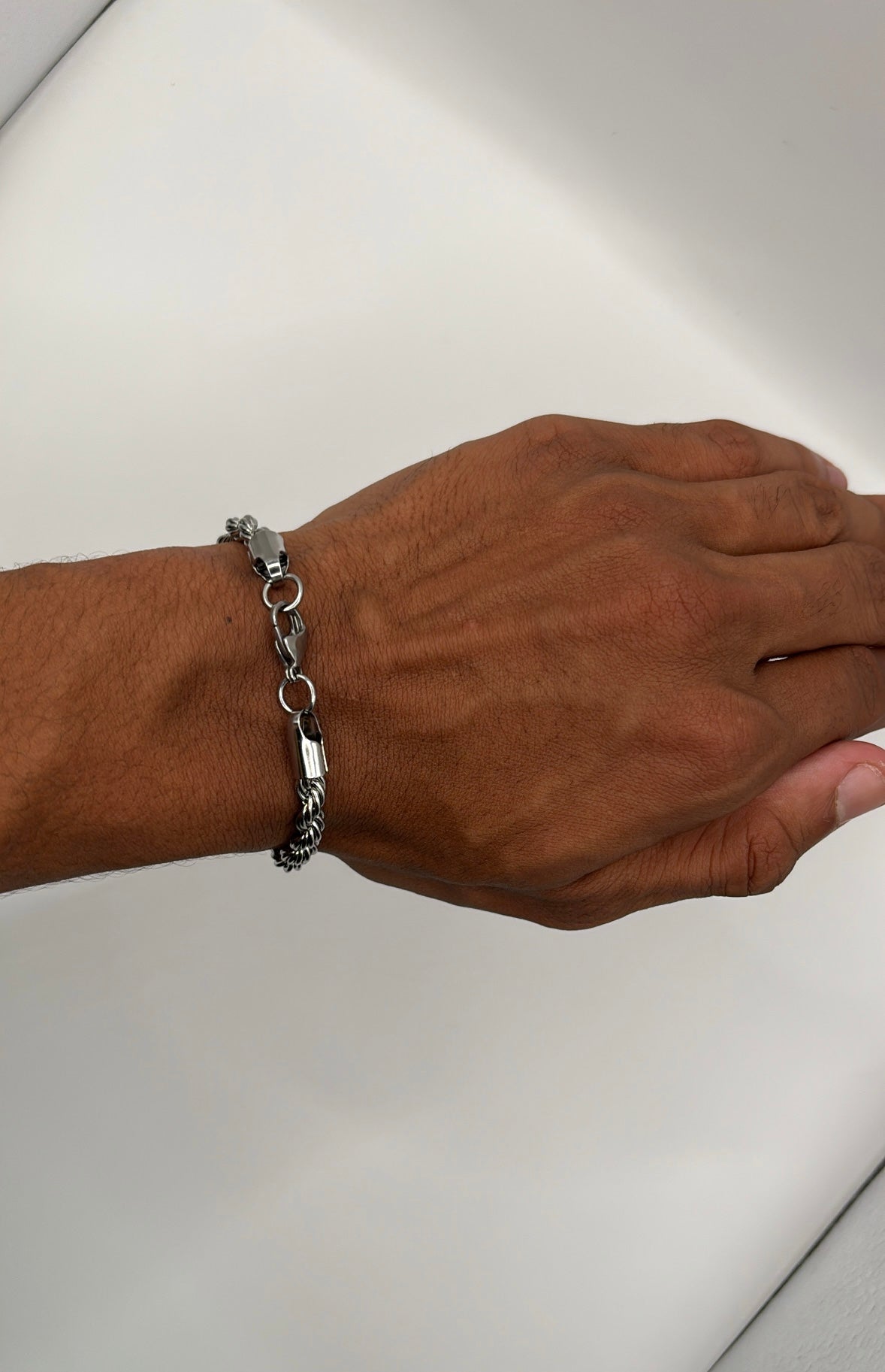 Rope armband Rvs - Zilver 5mm