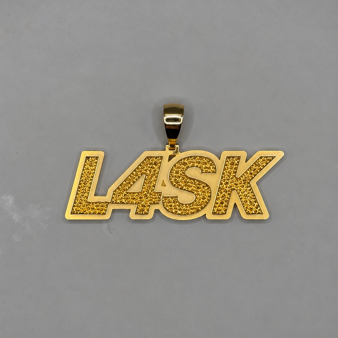 Custom 4 Letters 3.0 - 14k Goud
