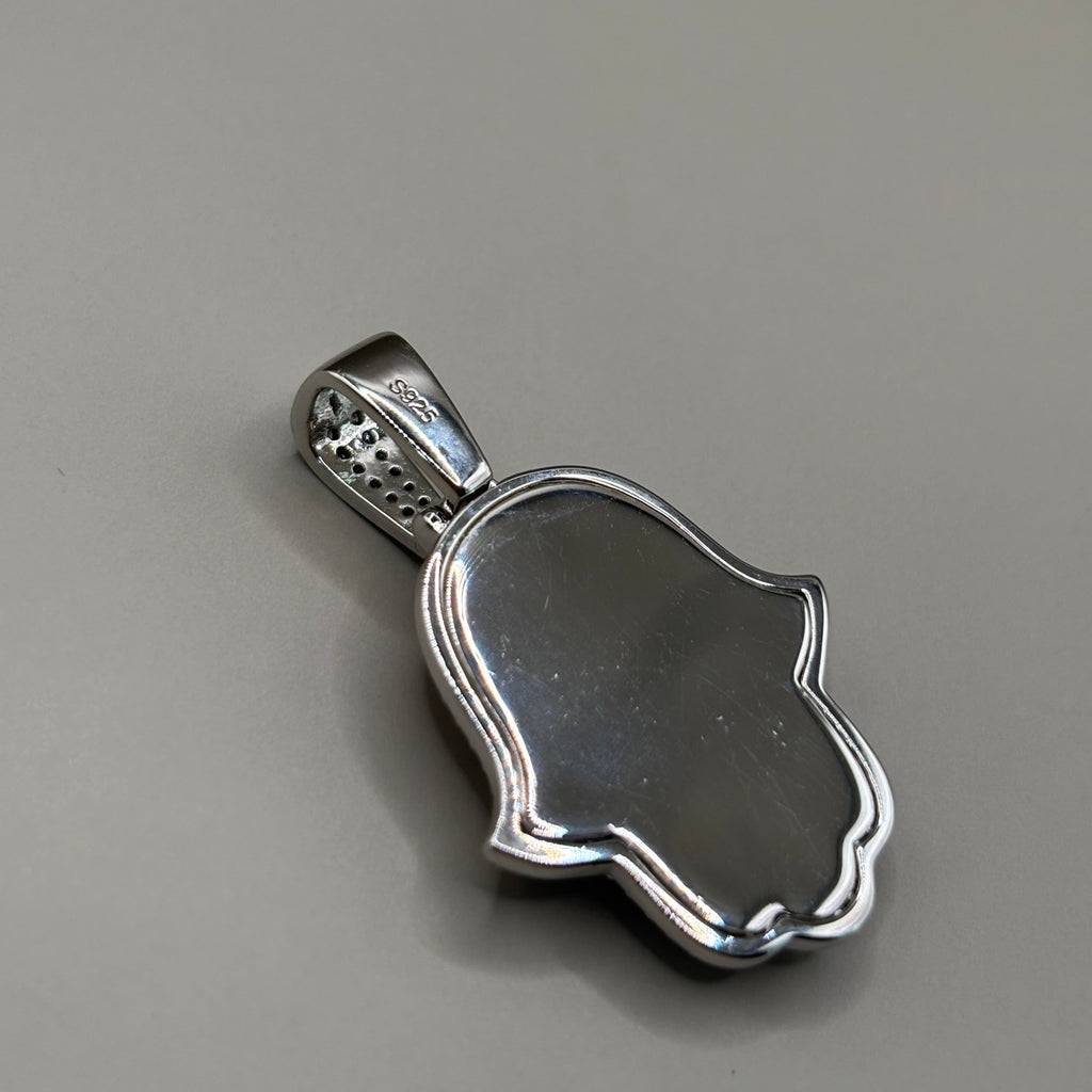 Hand van Fatima - Zilver S925 vvs moissanite