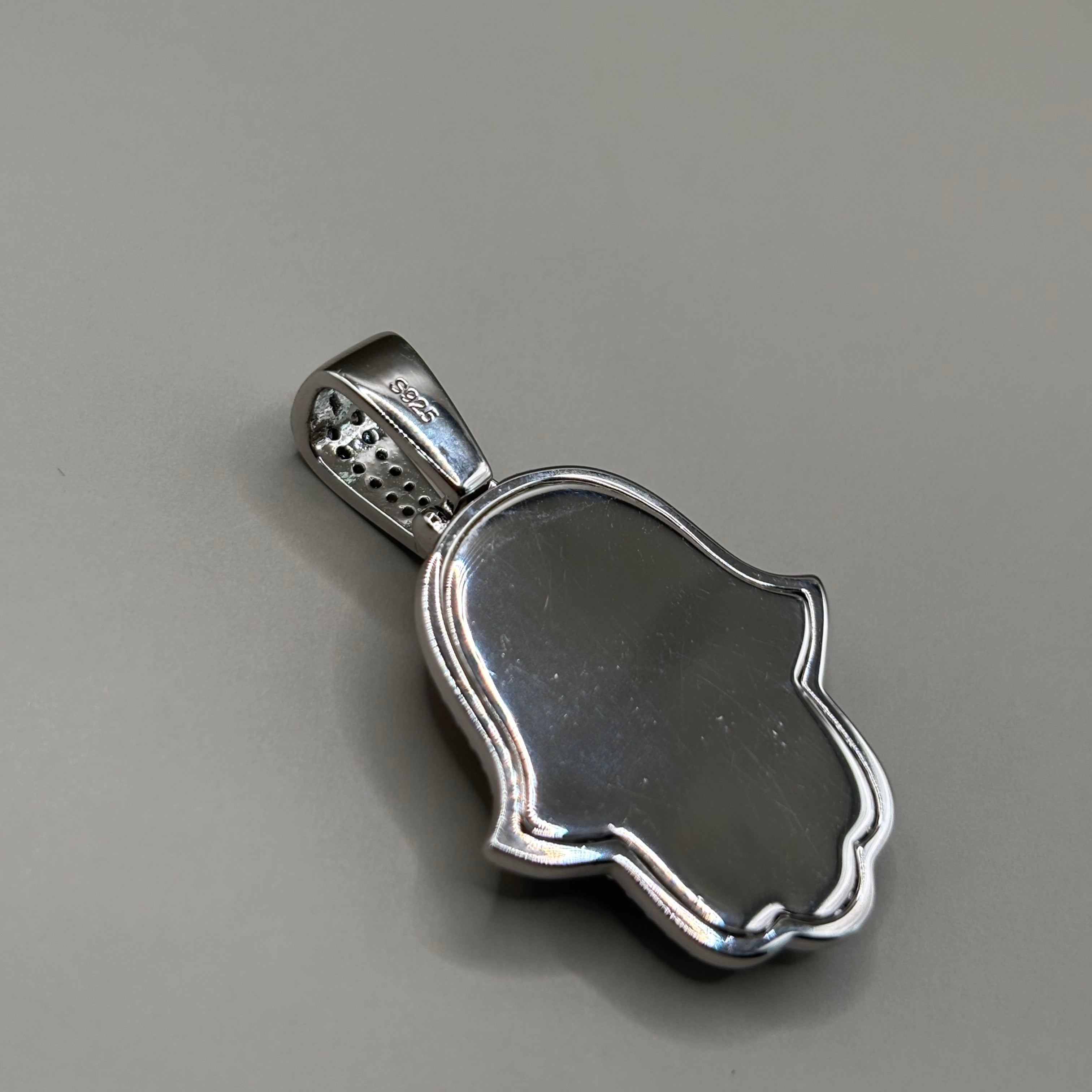 Hand van Fatima - Zilver S925 vvs moissanite