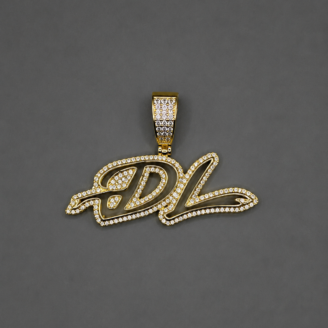 Custom 2 letters 5.0 - 14k goud