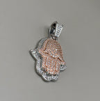 Hand van Fatima - Zilver S925 vvs moissanite