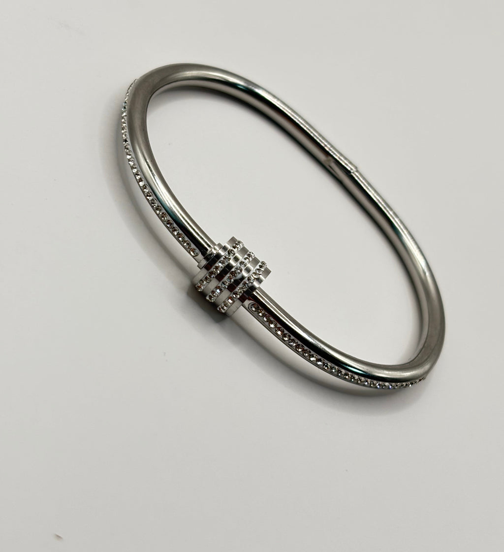 Armband Met Draaisluiting Zilver