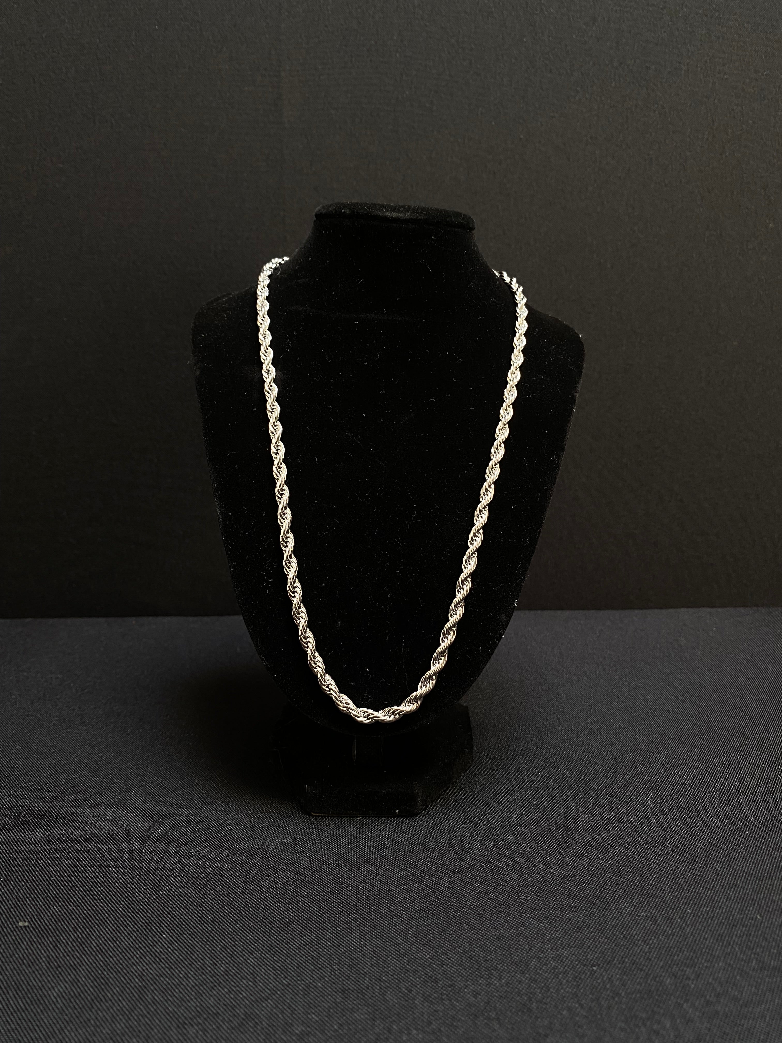 Rope Ketting Rvs 60cm - Zilver 5mm