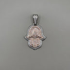 Hand van Fatima - Zilver S925 vvs moissanite