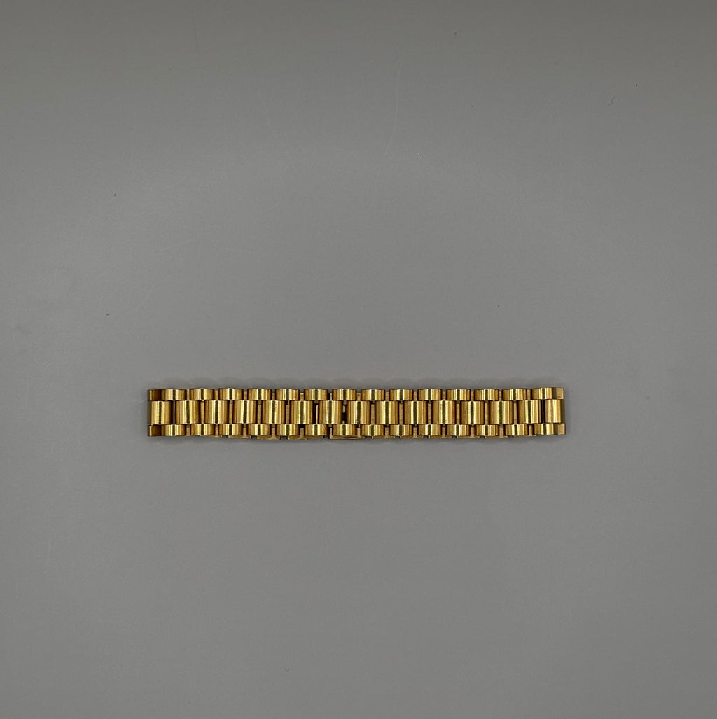 Schakel armband goud 18k