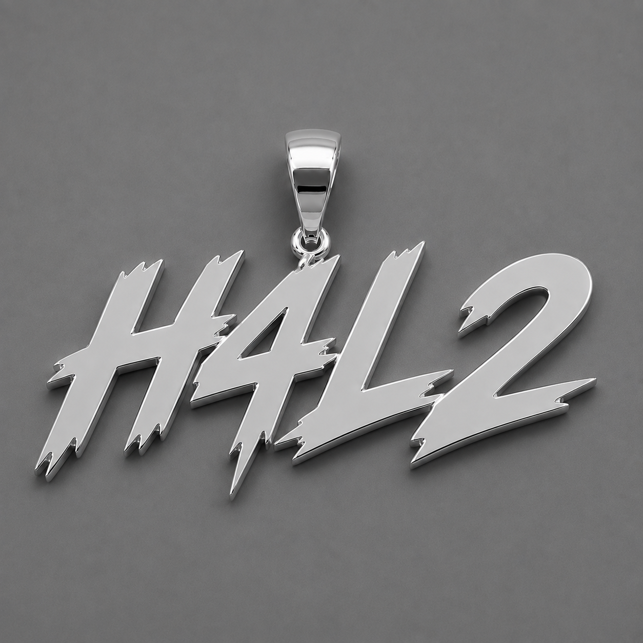 Custom 4 letters 4.0 - Zilver