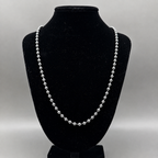 Kogelketting zilver - vvs sluiting
