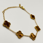 Klaver Armband Brons